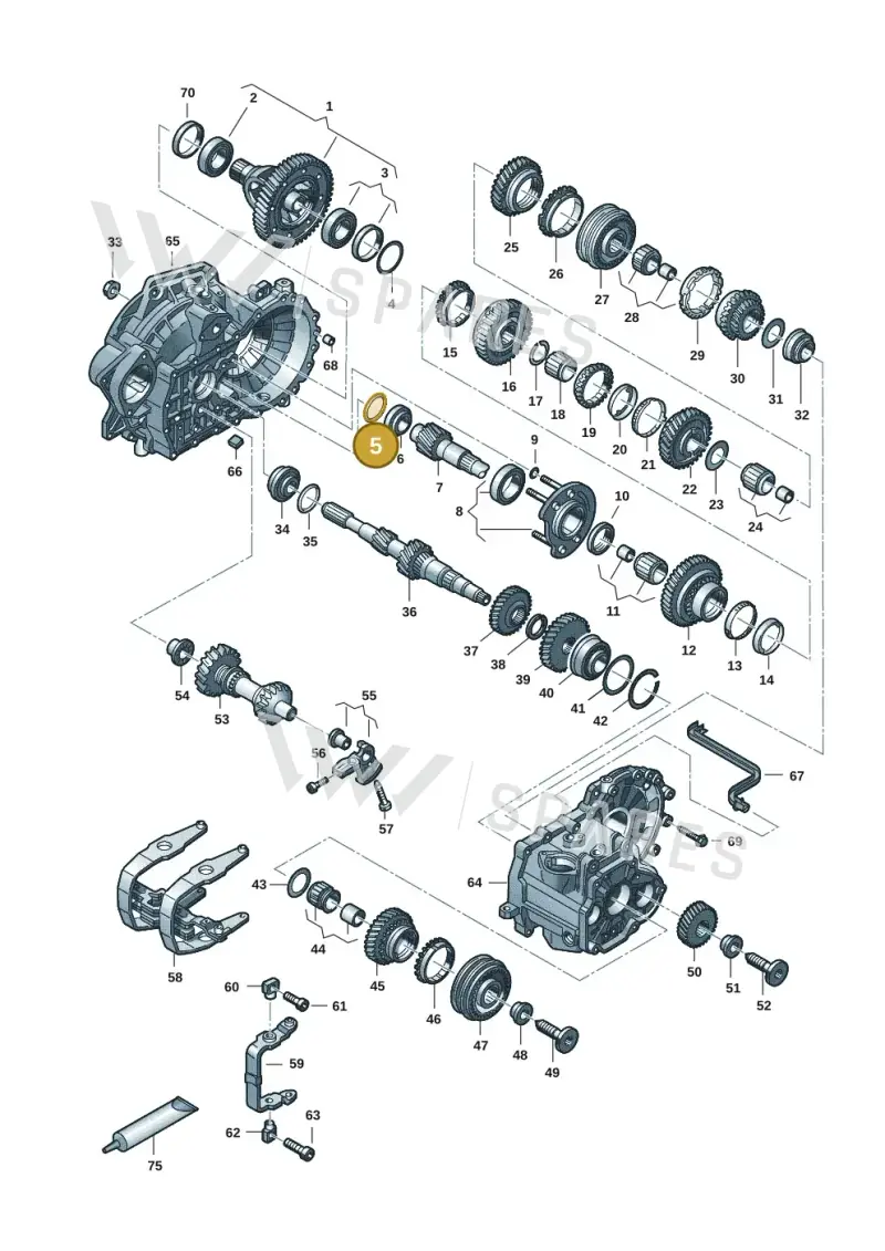 02Z398208A — Volkswagen Transport. multivan (2019-2024) diagram 7ep300806, position 5