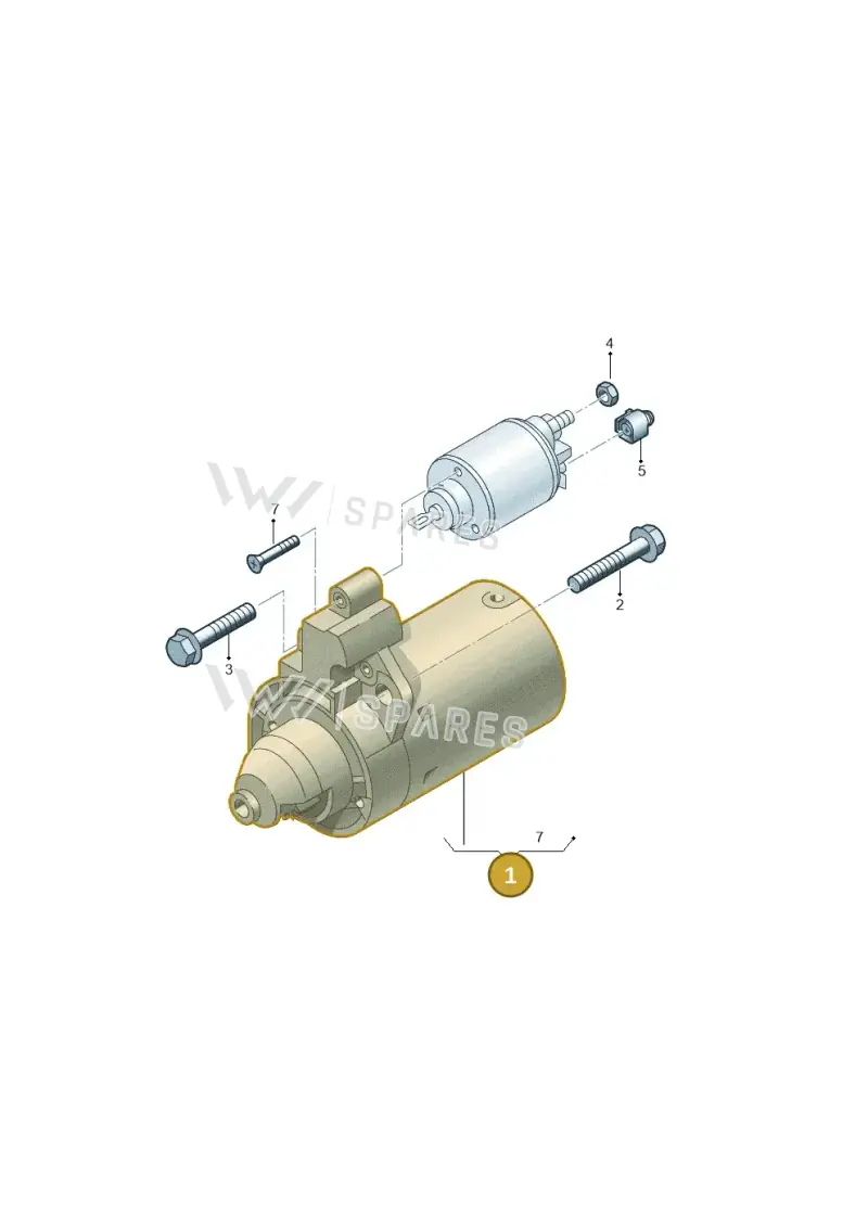 02Z911021KX — Audi A3 Sportback (2016-2020) diagram 771911300, position 1