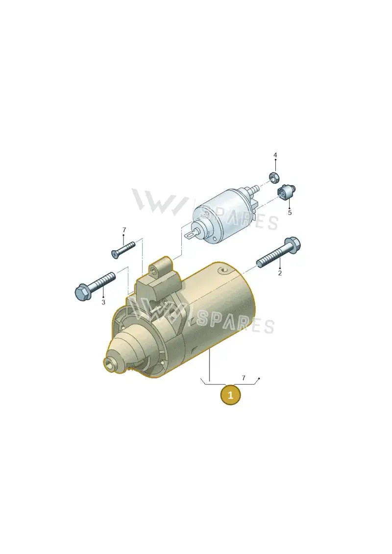 02Z911024DX — Audi A3 Sportback (2016-2020) diagram 771911300, position 1