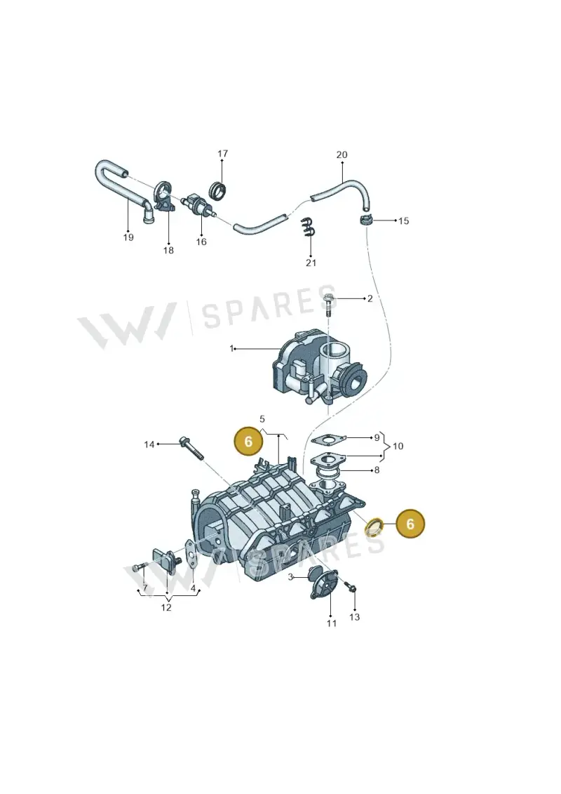030129717E — Volkswagen Kombi (2011-) diagram 315133160, position 6