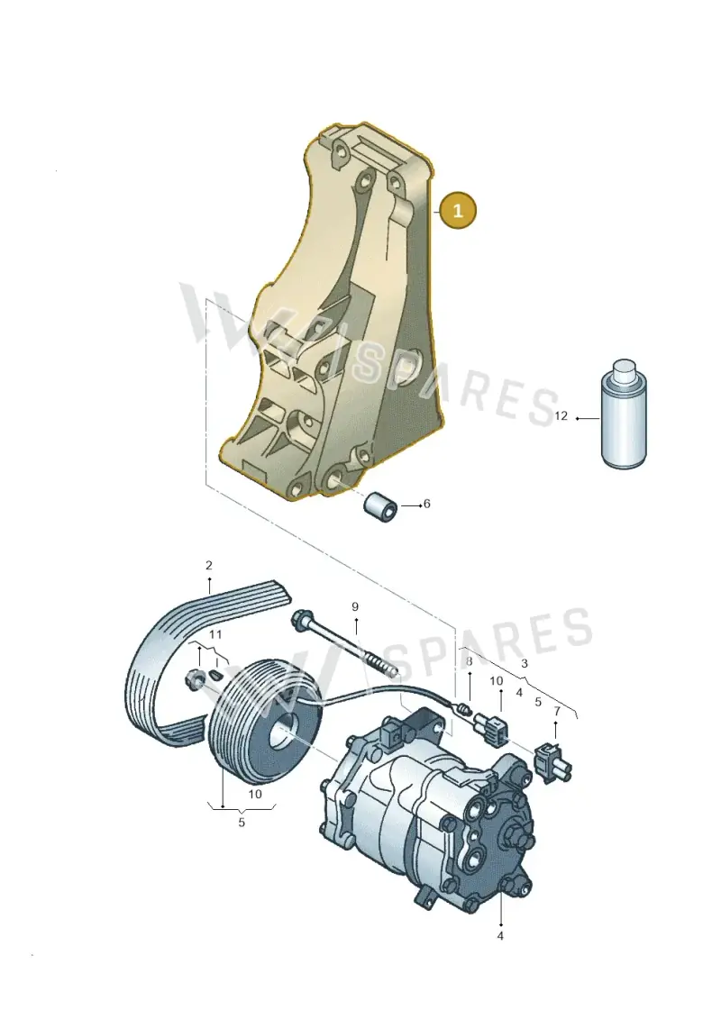 030145167D — Volkswagen LUPO/3L TDI (1998-2003) diagram 158260150, position 1