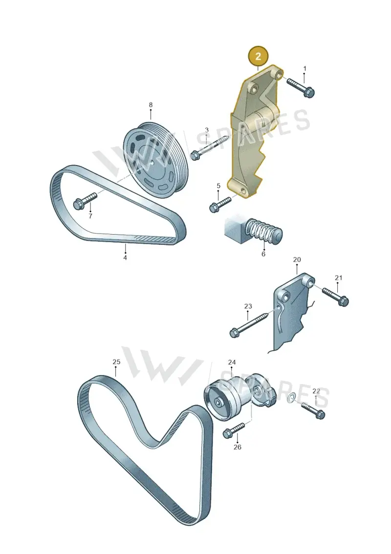 030145169N — Volkswagen LUPO/3L TDI (2003-2005) diagram 210903400, position 2