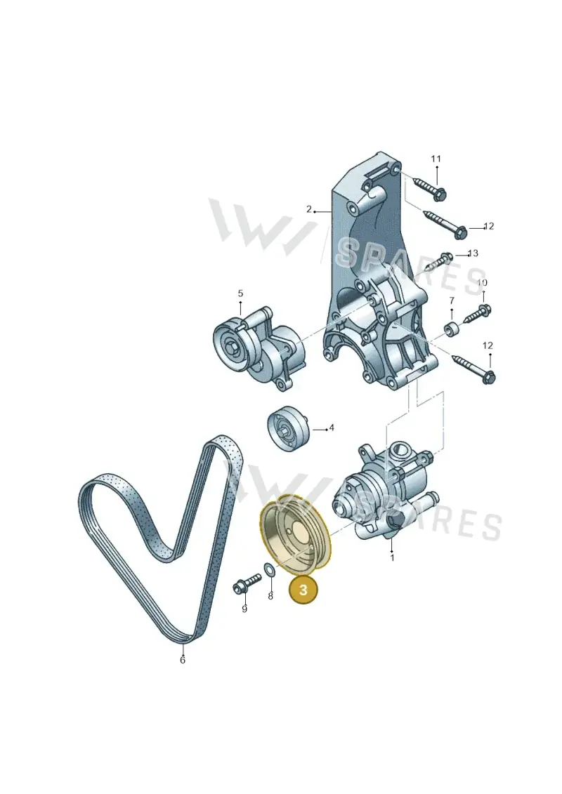 030145269A — Volkswagen Polo (2011-2014) diagram 194145210, position 3