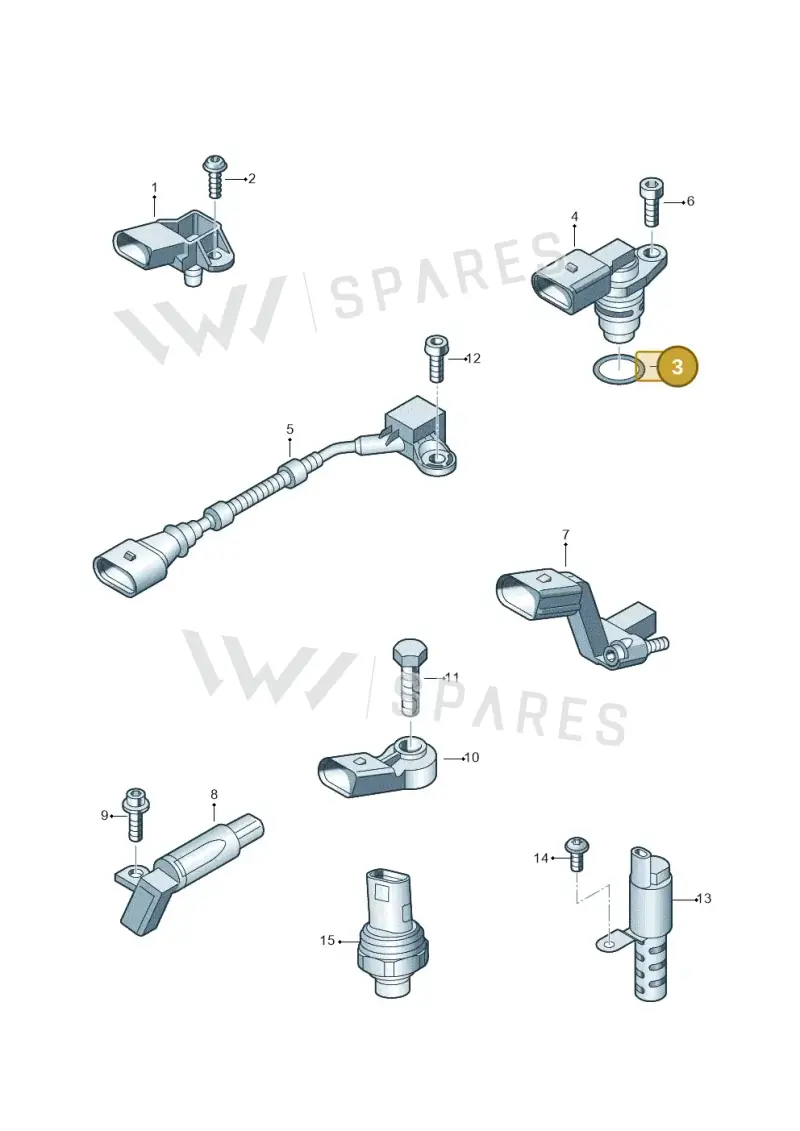 030906149 — Volkswagen Polo 1.6 (2015-2020) diagram 873906000, position 3