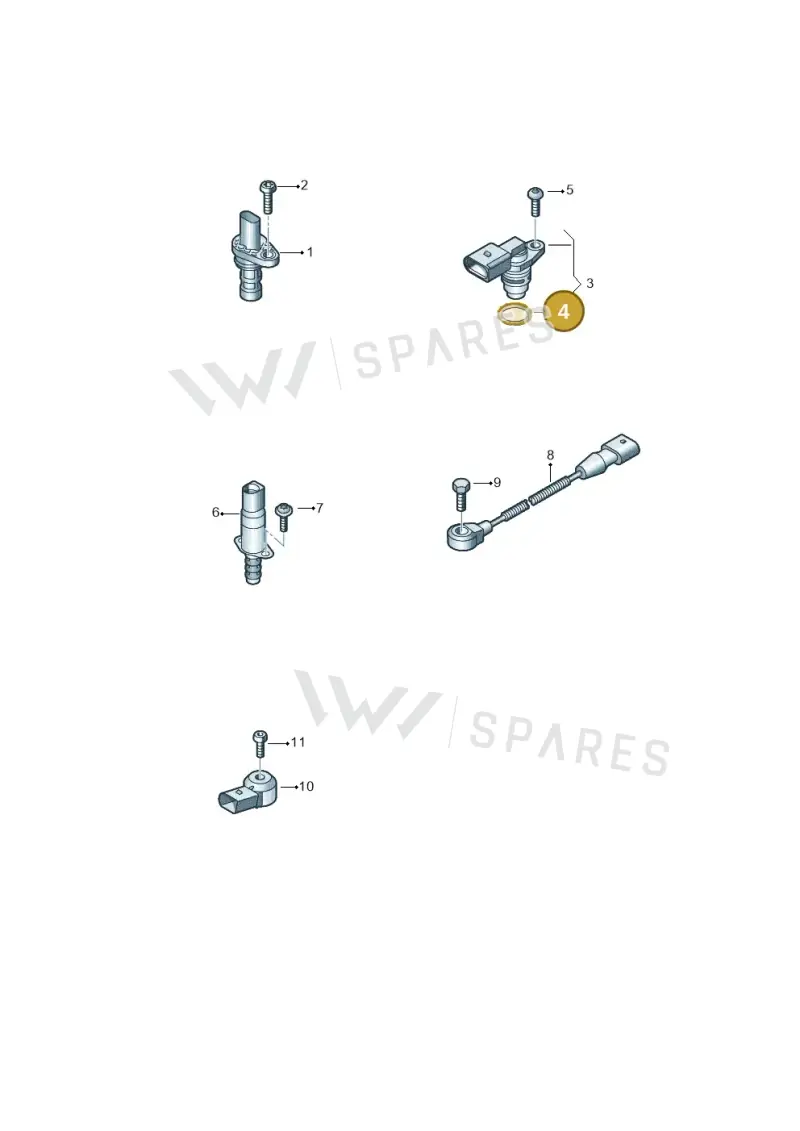 030906149A — Volkswagen Atlas (2016-2023) diagram 829906300, position 4