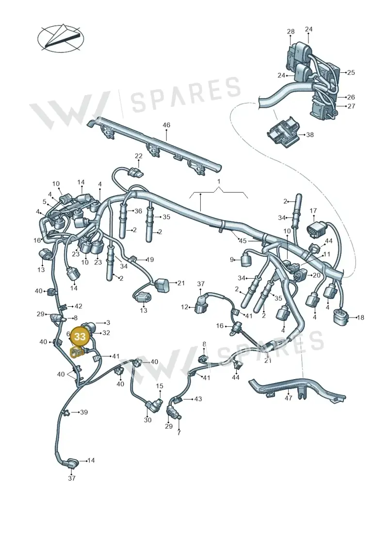 030971921 — Volkswagen Amarok twin cab (2022-) diagram 894971140, position 33