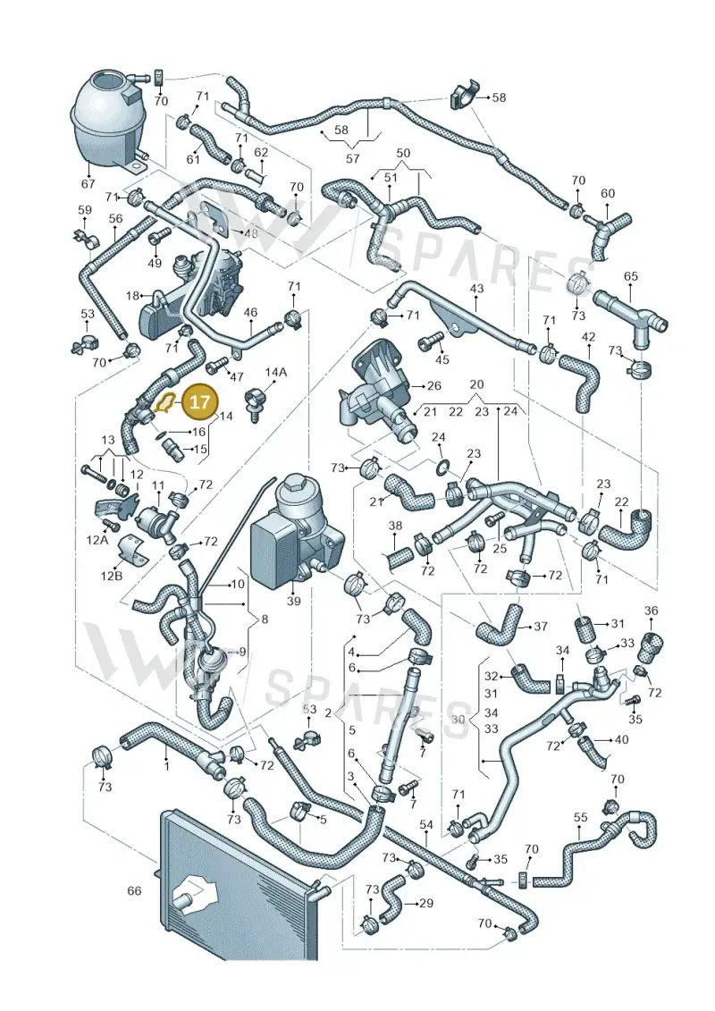 032121142 — Volkswagen Amarok twin cab (2022-) diagram 683121470, position 17