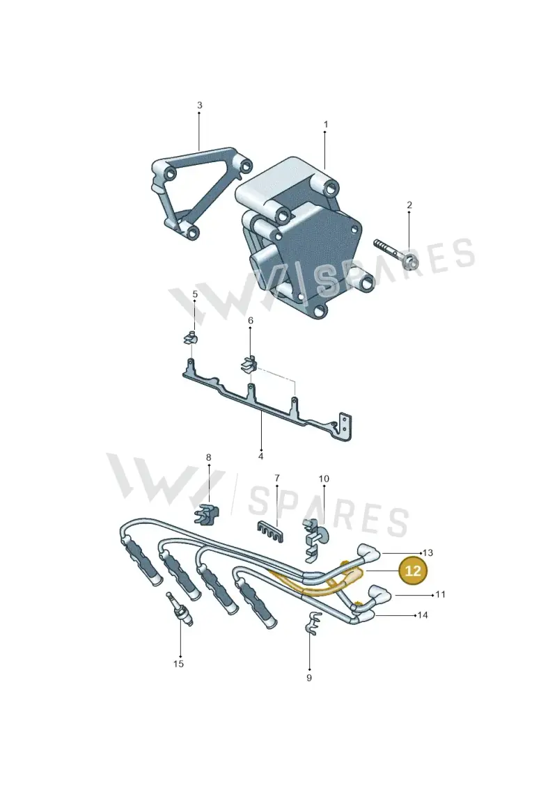 032905430L — Volkswagen Voyage (2016-2023) diagram 388905000, position 12