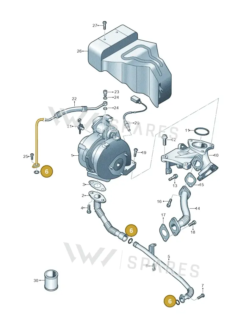 035115427 — Volkswagen Phaeton 4motion (2010-2016) diagram 631145650, position 6