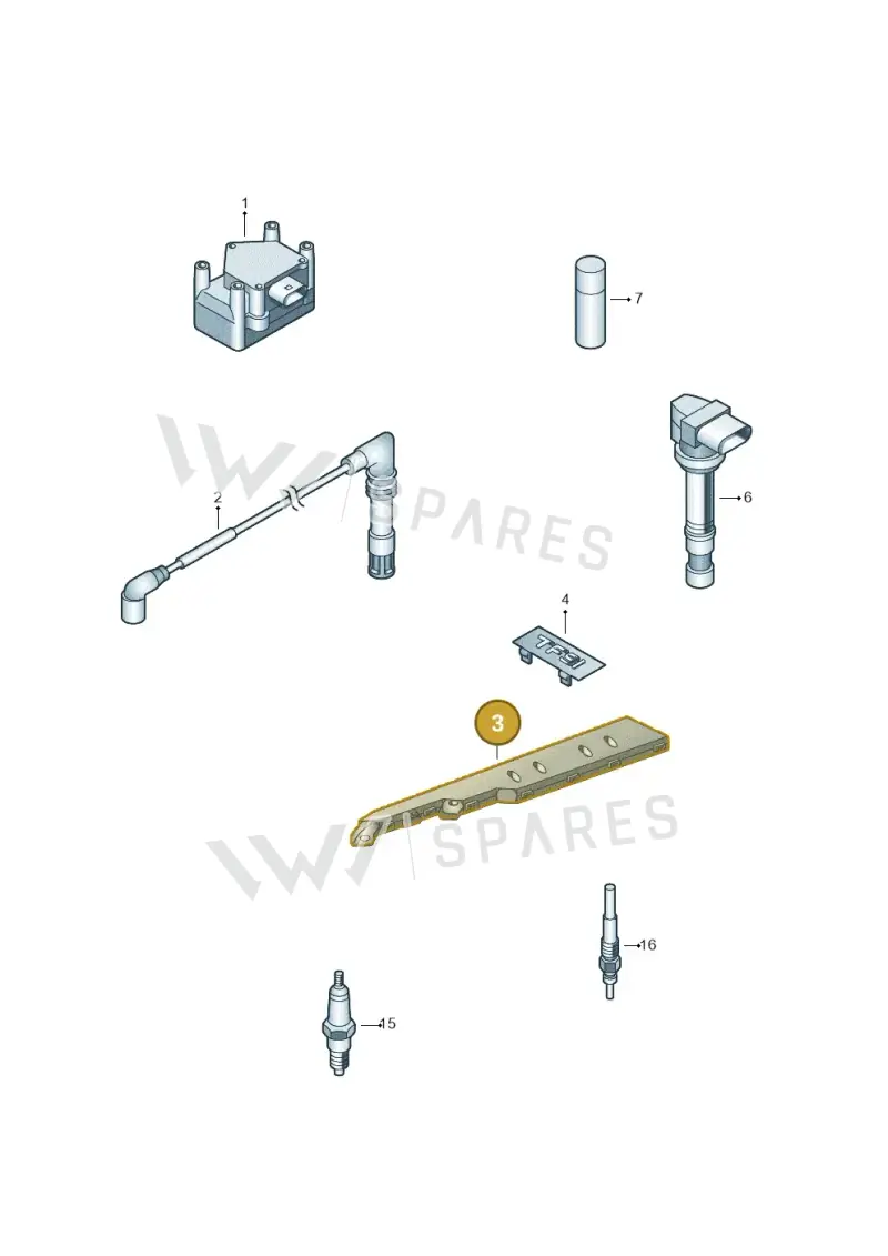 035905471 — Volkswagen POLO (2001-2005) diagram 253905000, position 3