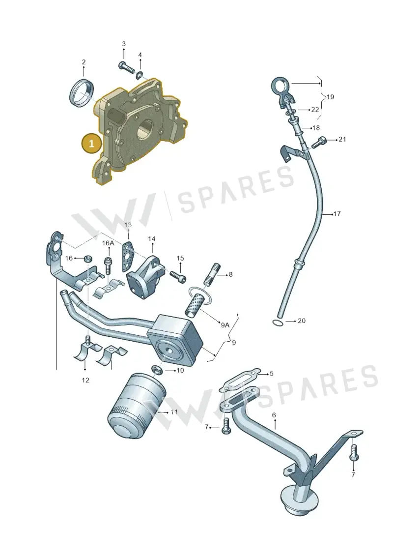 036115105D — Volkswagen LUPO/3L TDI (2003-2005) diagram 194115070, position 1