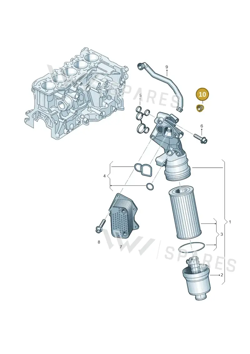 036131510 — Audi RS3 Sportback (2015-2016) diagram 474115850, position 10