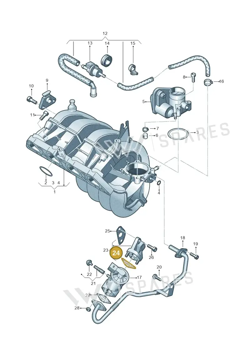 036131547F — Volkswagen POLO (2005-) diagram 253133320, position 24