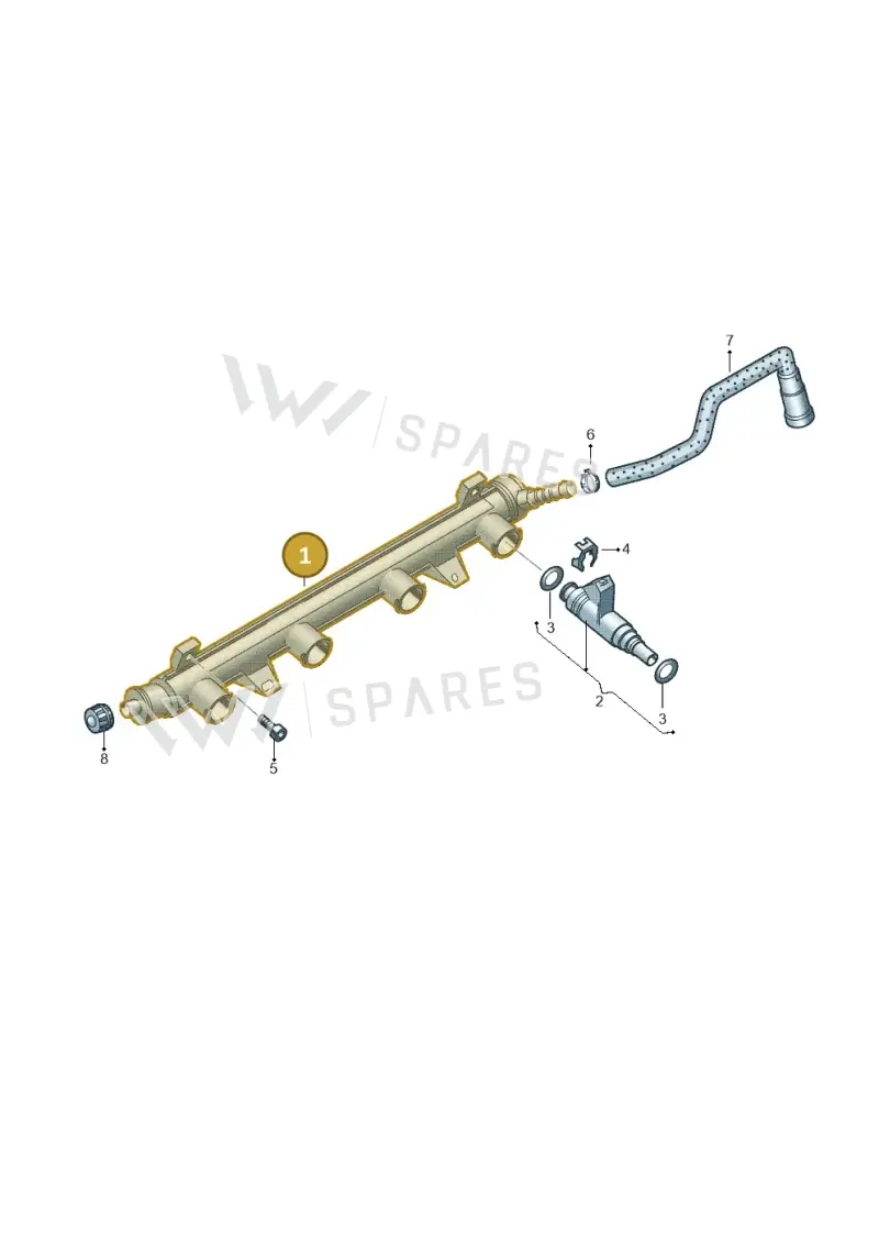 036133320C — Volkswagen Jetta 1.6 (2014-2018) diagram 672133500, position 1