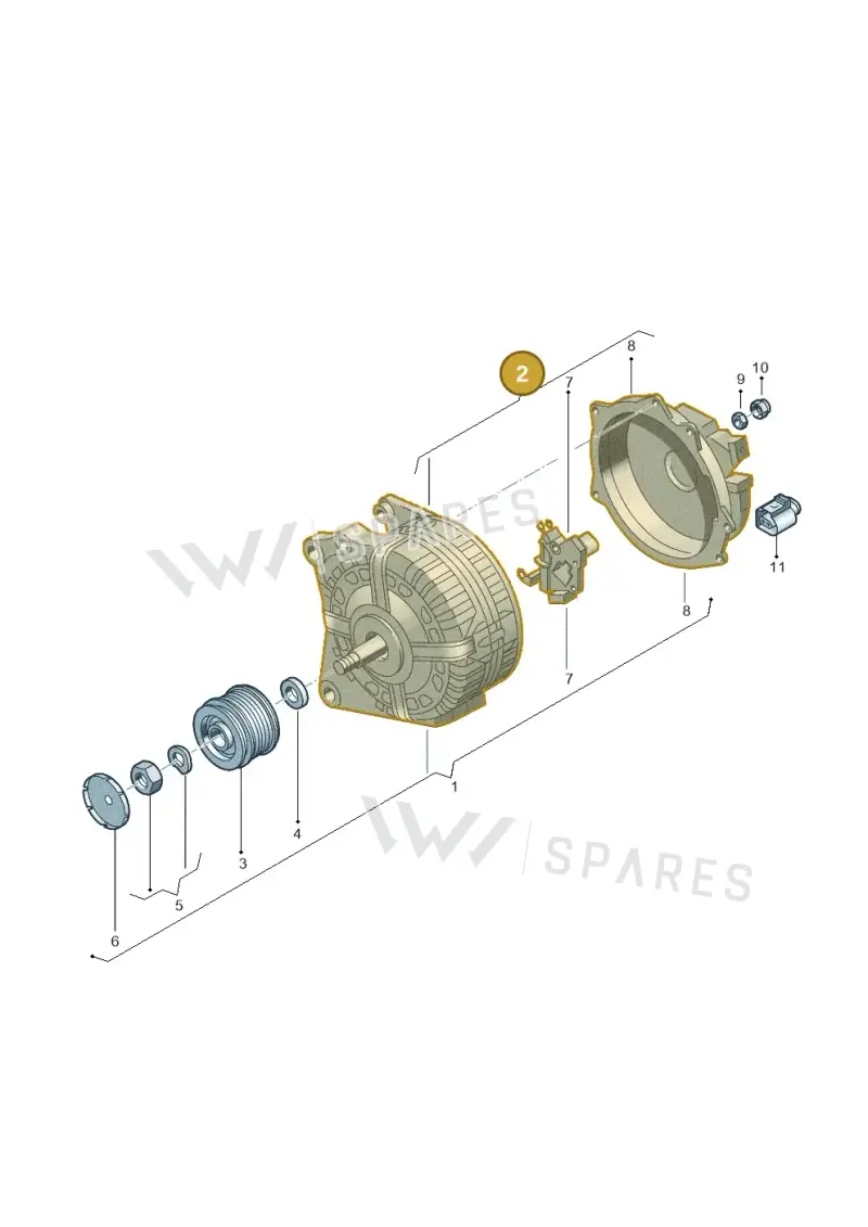 036903024HX — Volkswagen Polo (2012-2014) diagram 737903000, position 2