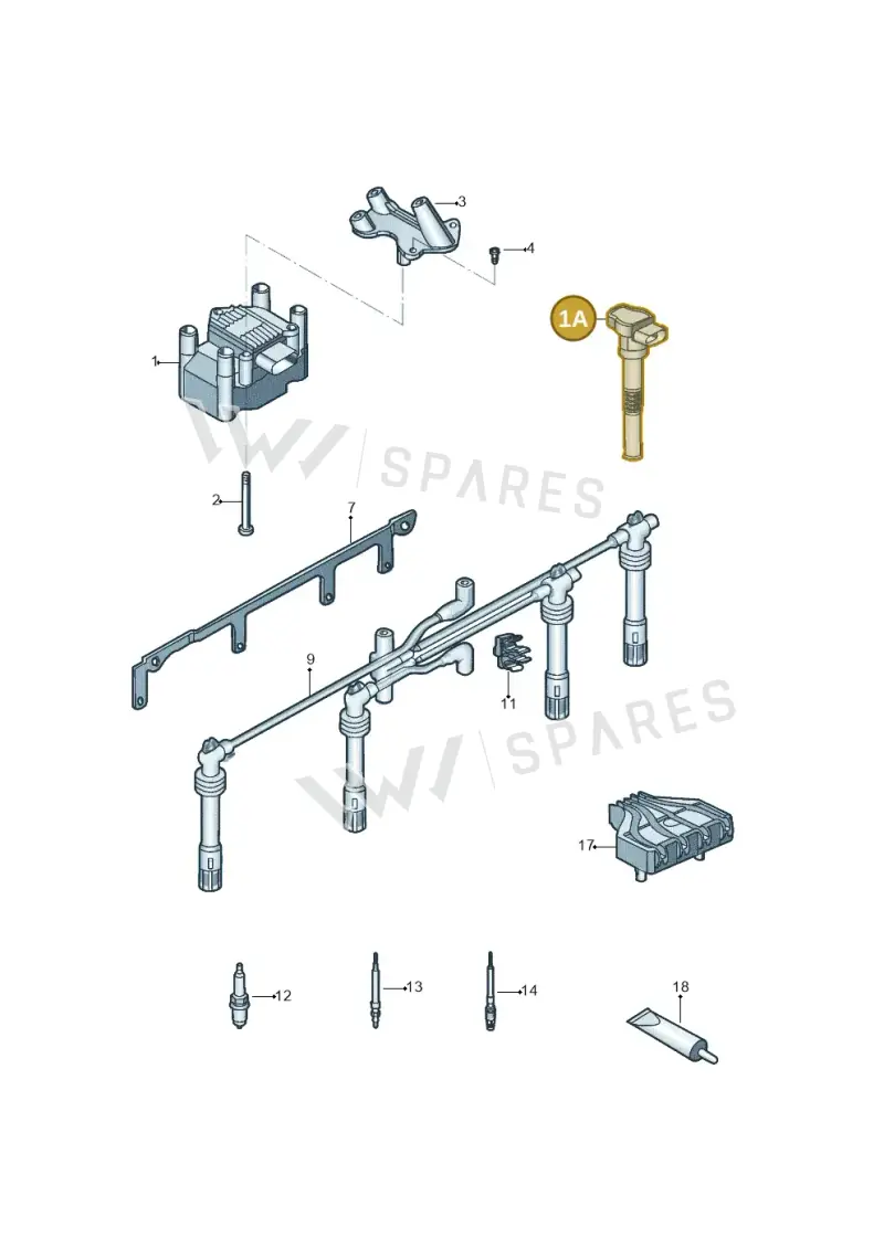 036905715F — Volkswagen GOLF VARIANT           07> (2007-) diagram 789905000, position 1A