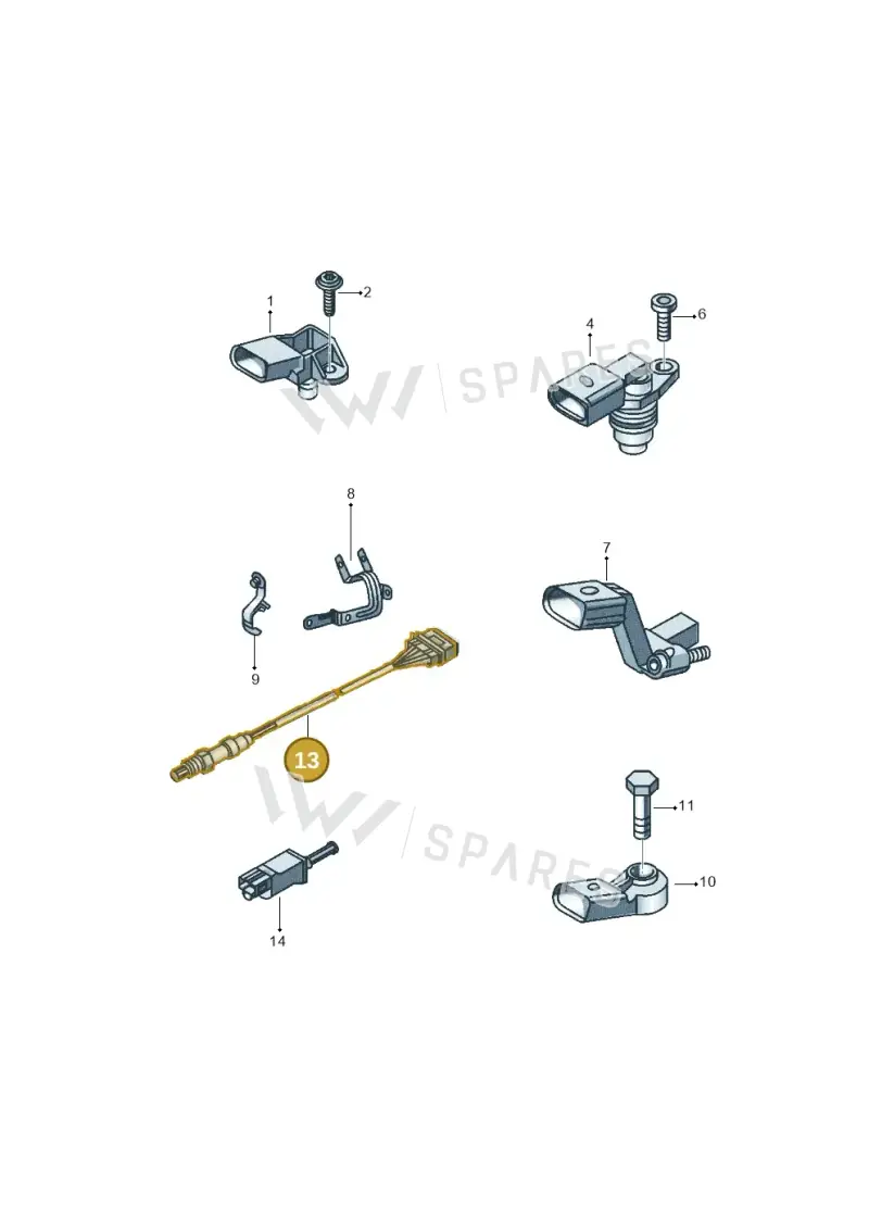 036906262T — Volkswagen Polo (2011-2014) diagram 544906000, position 13