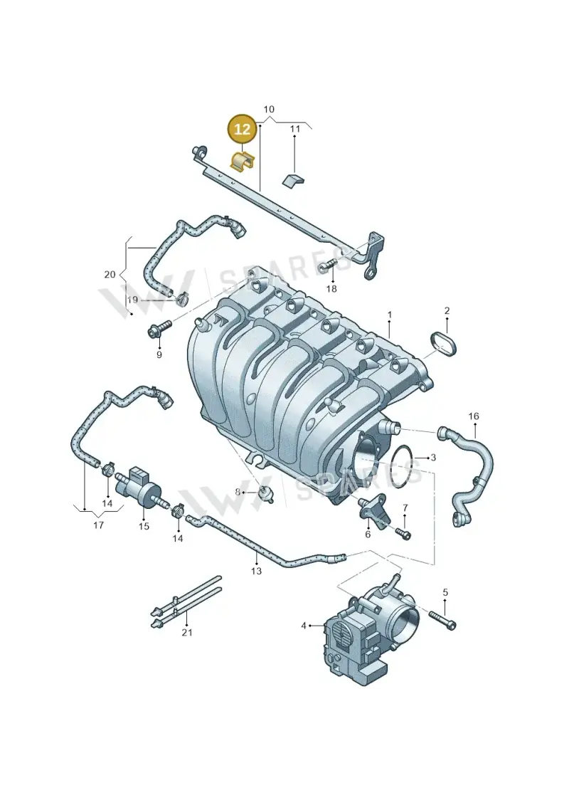 036971842A — Volkswagen New beetle (2011-2016) diagram 474133370, position 12