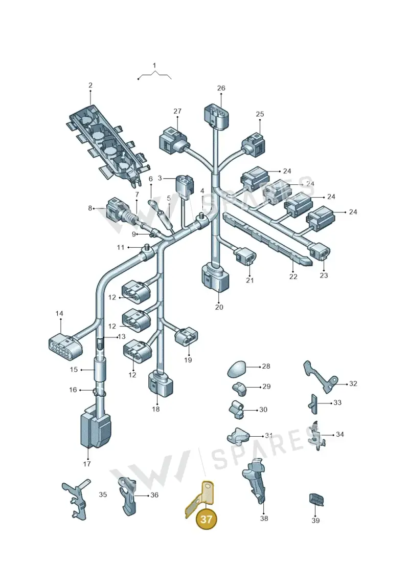 036971858E — Volkswagen Lavida (2012-2021) diagram 744971050, position 37