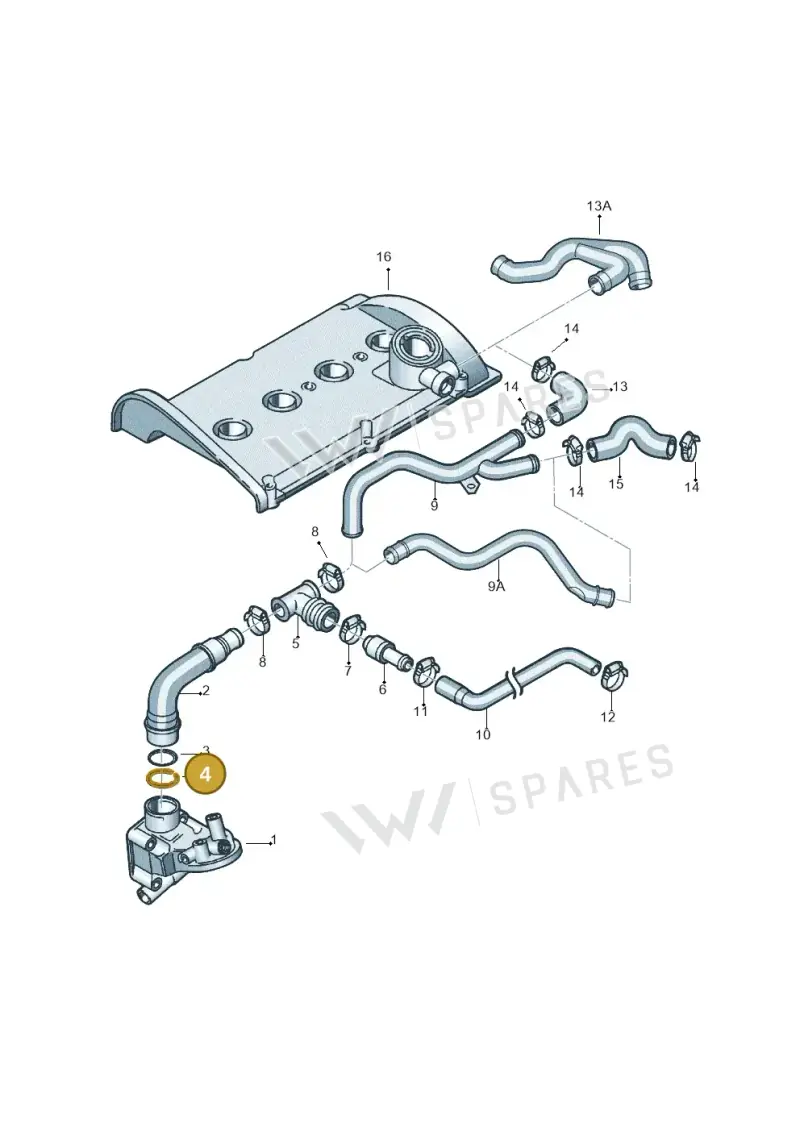 037121142A — Volkswagen Sharan (2008-2010) diagram 194103850, position 4