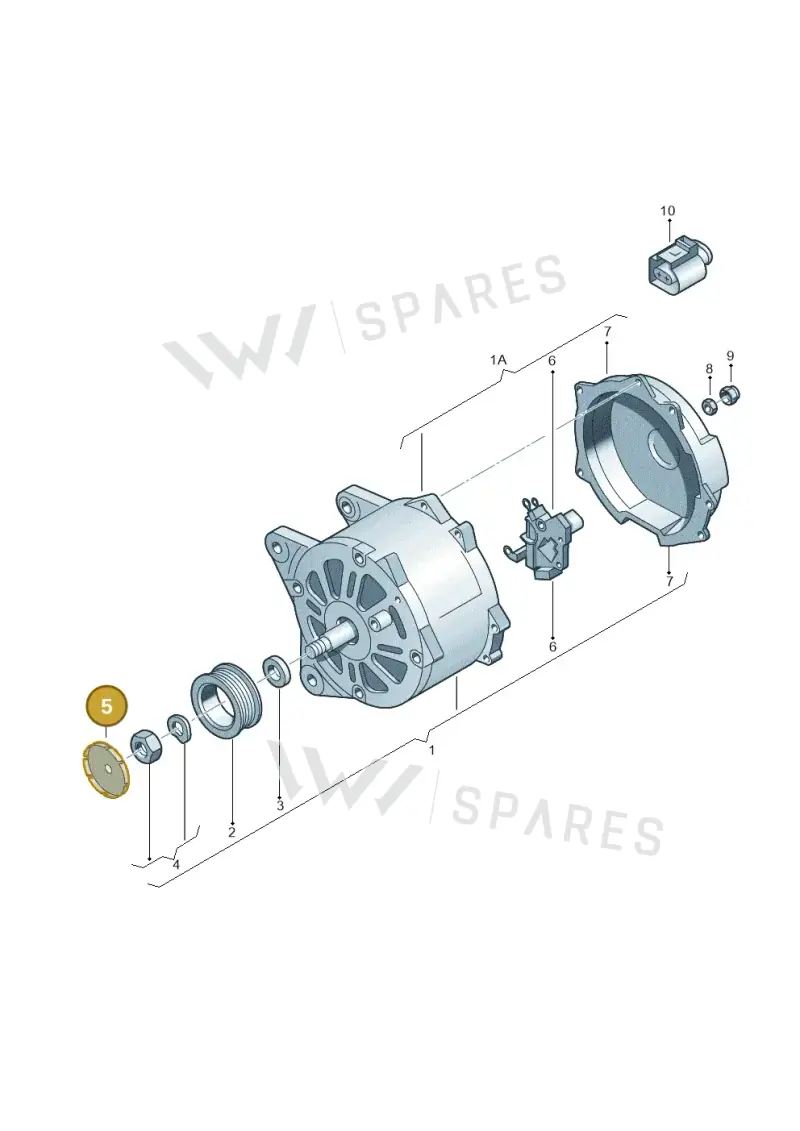 037145291 — Volkswagen Touareg (2012-2014) diagram 631903000, position 5