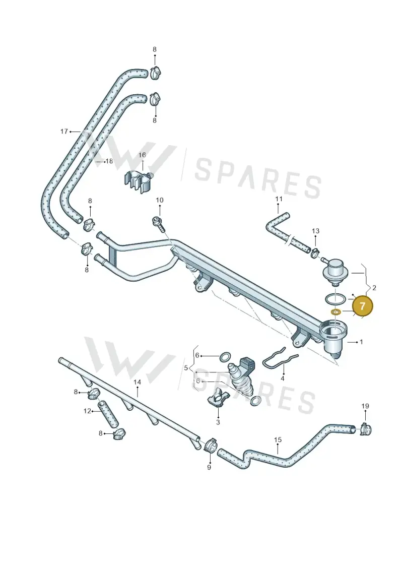 037198031 — Volkswagen Sharan (2008-2010) diagram 244133400, position 7