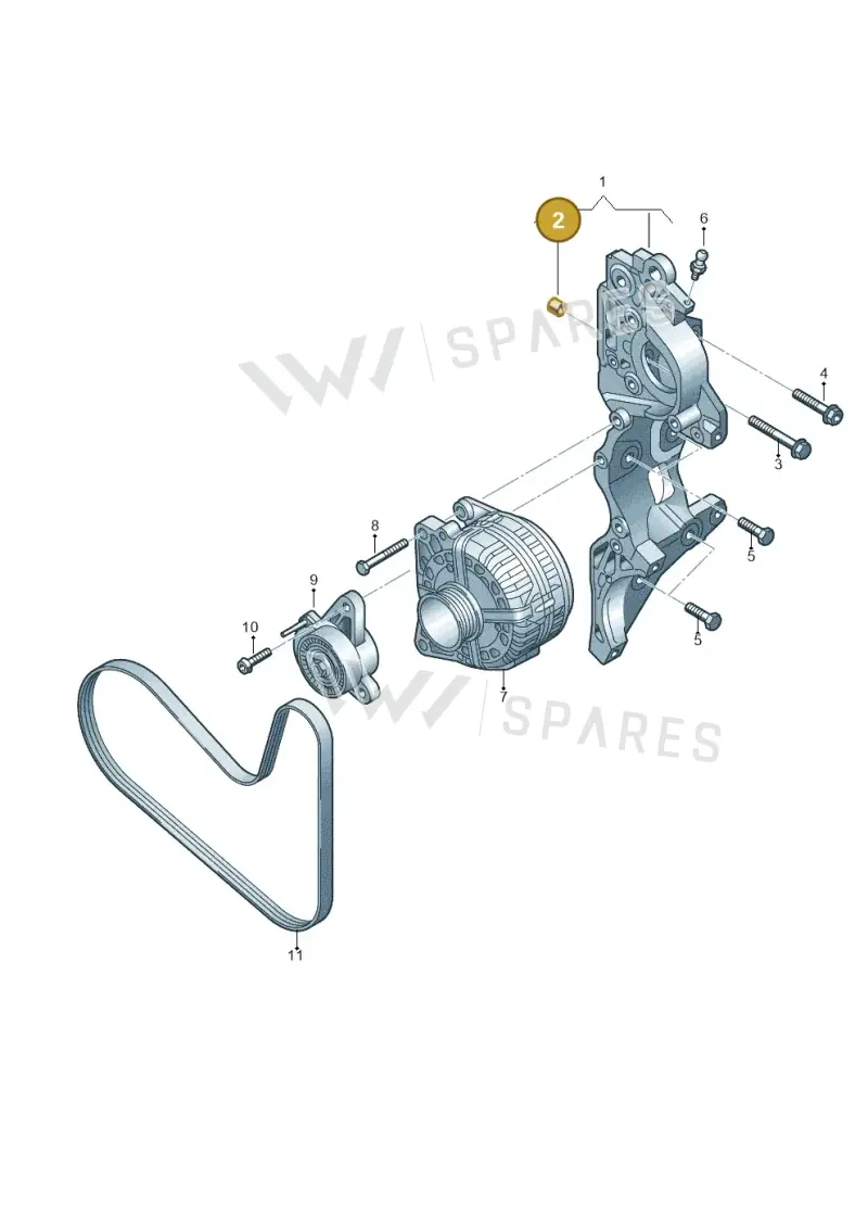 038103139A — Volkswagen Passat estate (2023-) diagram 745903450, position 2