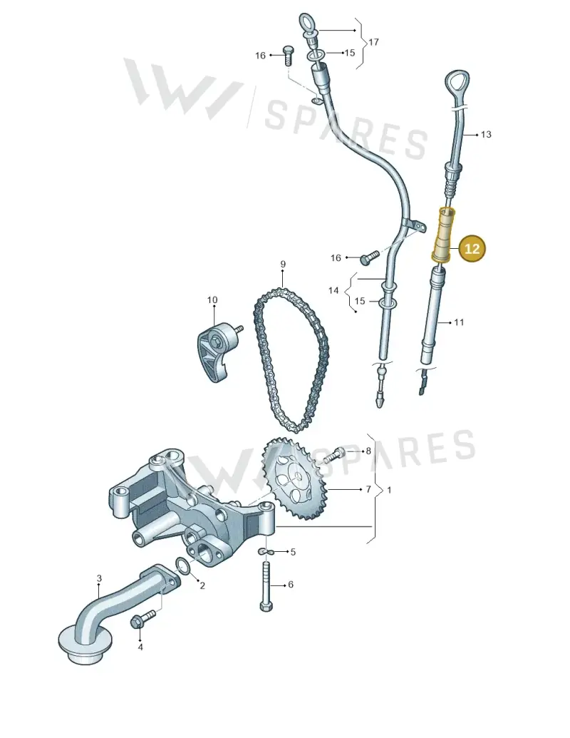 038103663C — Volkswagen Jetta Vagon            08> (2008-) diagram 409115200, position 12