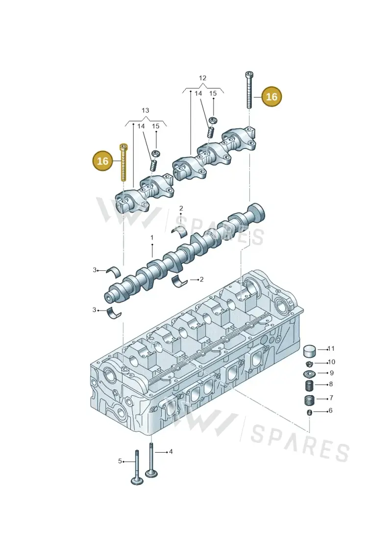 038103714A — Volkswagen Transp. caravelle (2008-2009) diagram 410109400, position 16