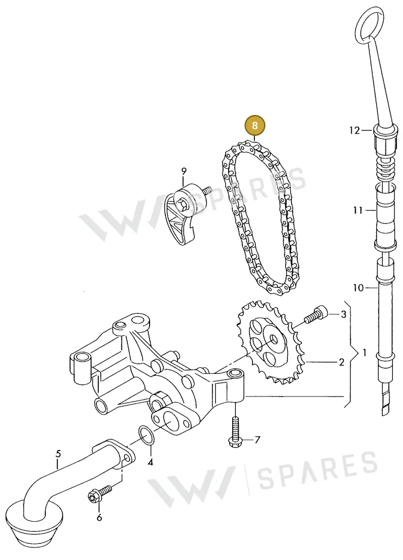 038115230 — Volkswagen MARINE-MOTOR           02> (2002-) diagram 277115100, position 8