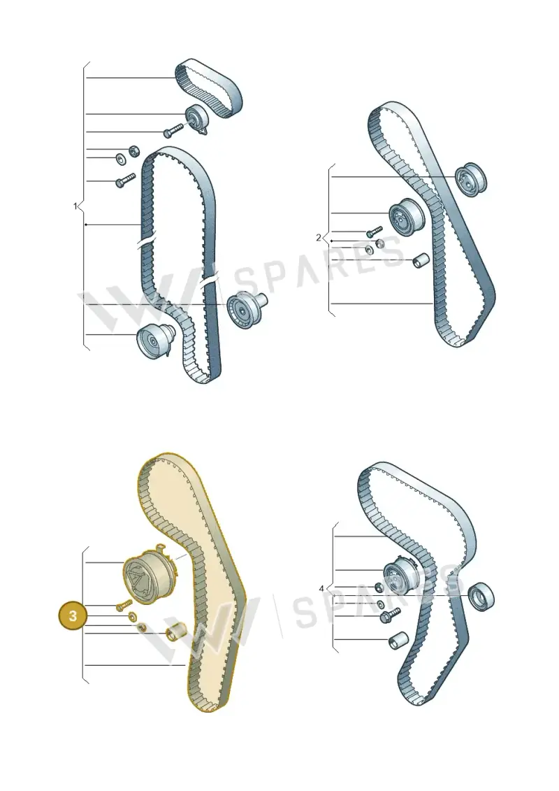 038198119 — Volkswagen POLO (2001-2005) diagram 420109000, position 3
