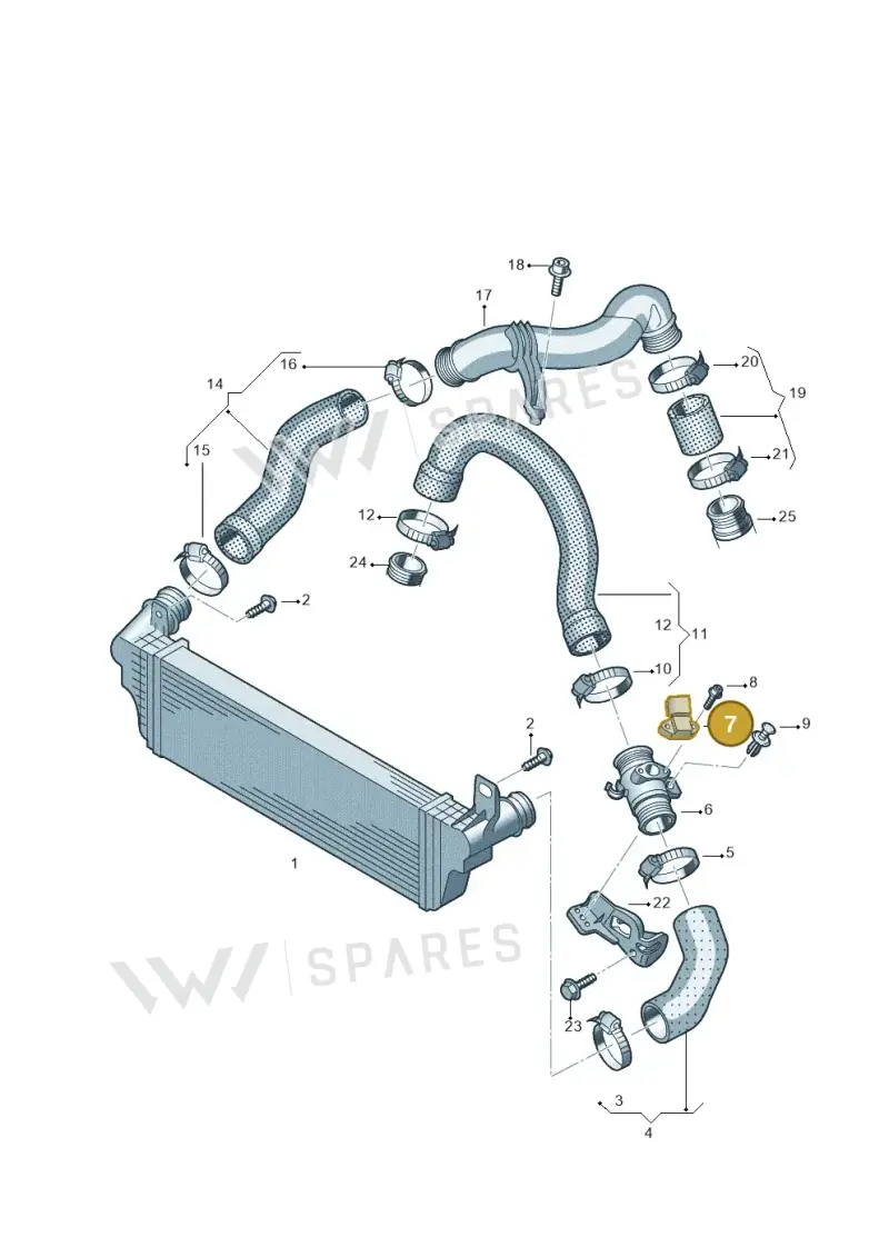 038906051E — Volkswagen Caravelle (2015-2019) diagram 731145750, position 7