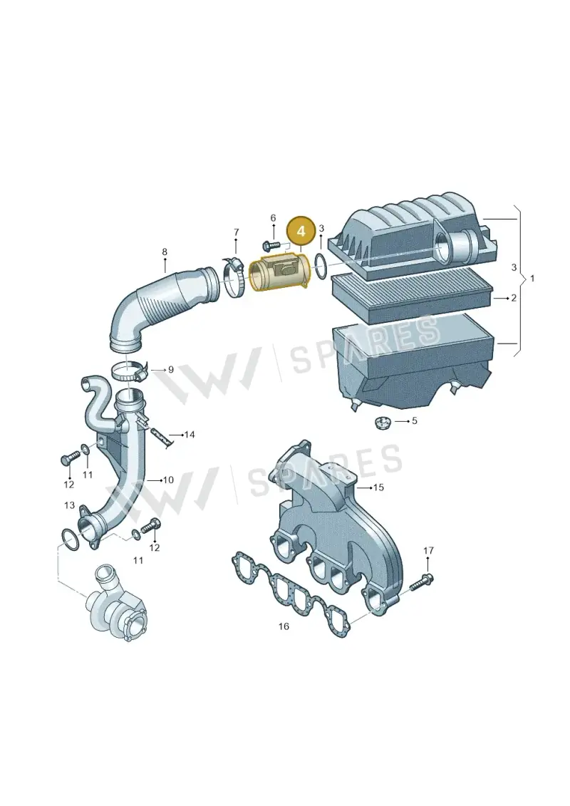 038906461C — Volkswagen Sharan (2008-2010) diagram 244129000, position 4