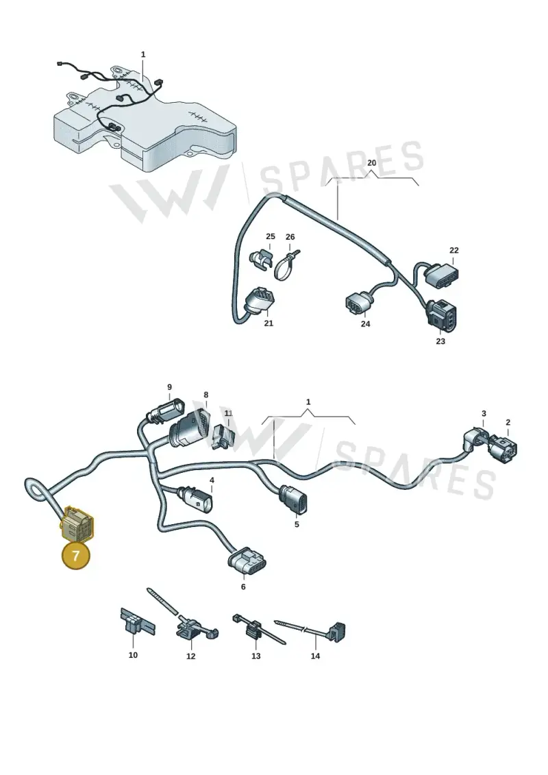 038973721B — Volkswagen MAN TGE 35 (2016-2021) diagram 806971086, position 7