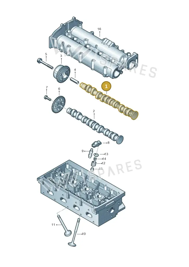 03C109101DC — Volkswagen Beetle (2016-2019) diagram 409109150, position 1