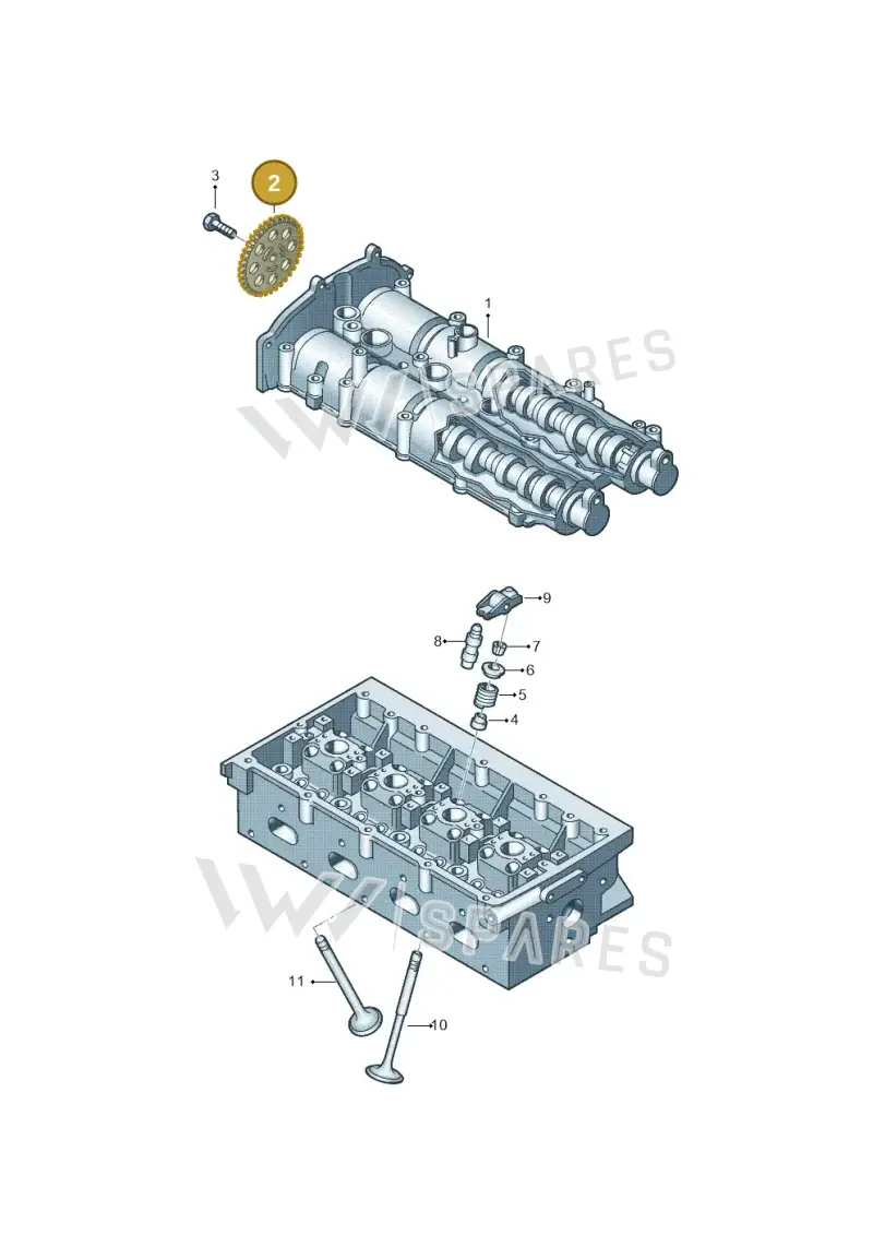 03C109571F — Volkswagen Jetta 1.6 (2014-2018) diagram 678109200, position 2