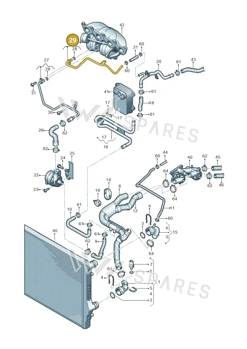 03C121469D — Volkswagen Beetle (2016-2019) diagram 625121150, position 29