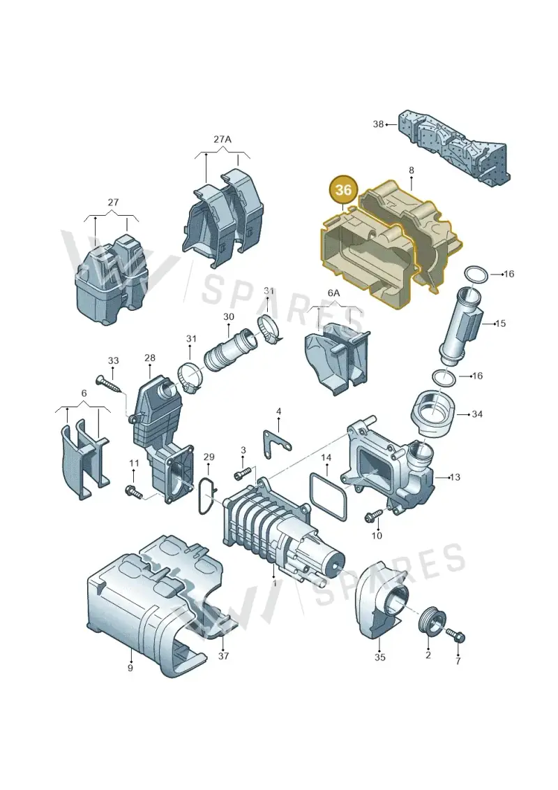 03C129540F — Volkswagen Jetta (2008-2011) diagram 474145520, position 36