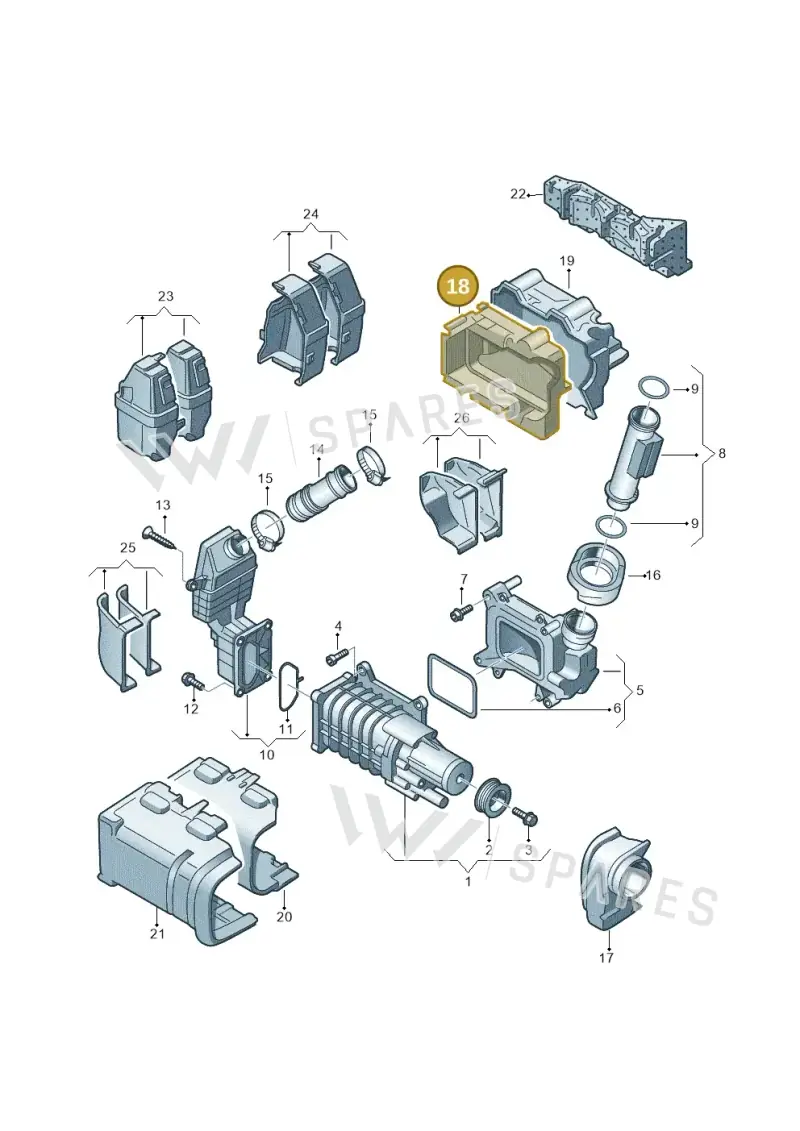 03C129540F — Volkswagen New beetle (2011-2016) diagram 634145520, position 18