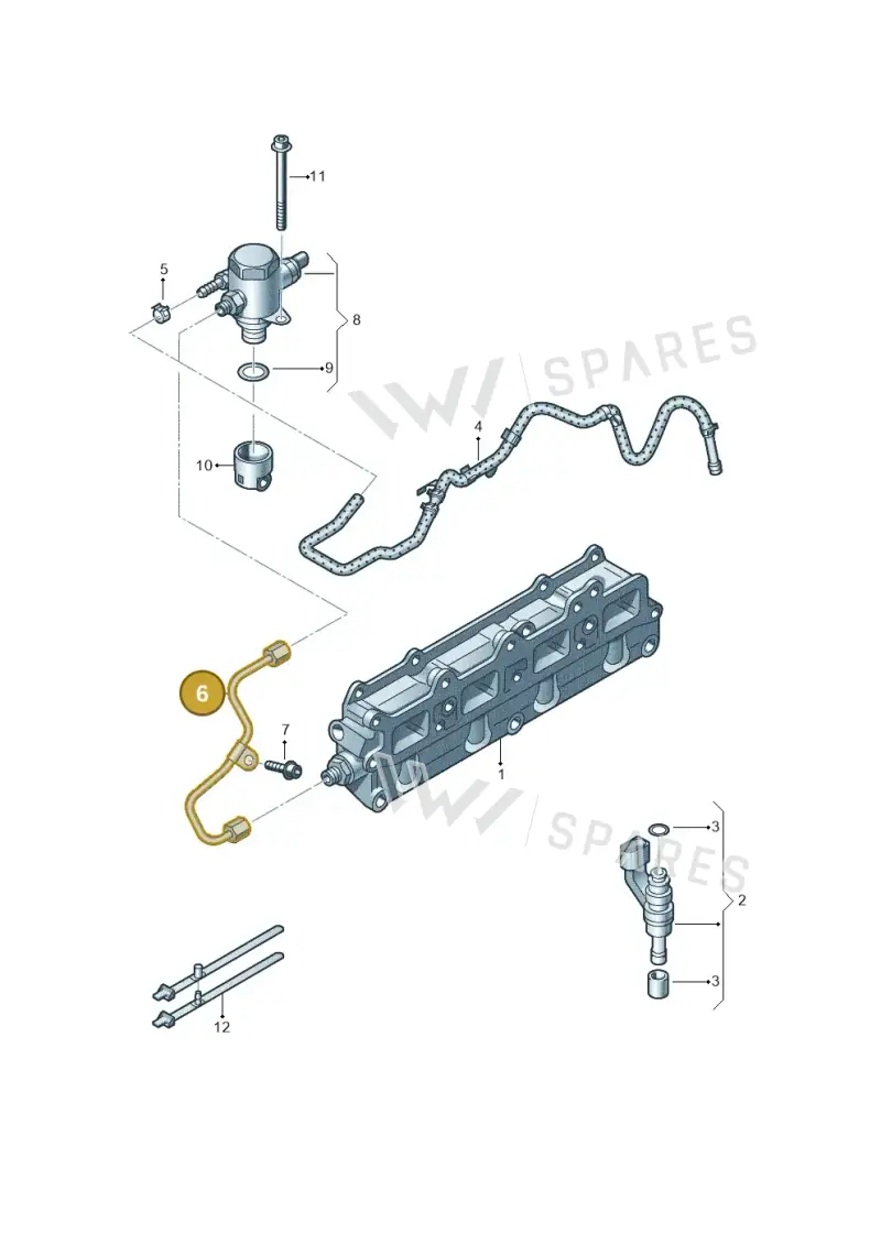 03C130241AS — Volkswagen Beetle (2016-2019) diagram 649133530, position 6