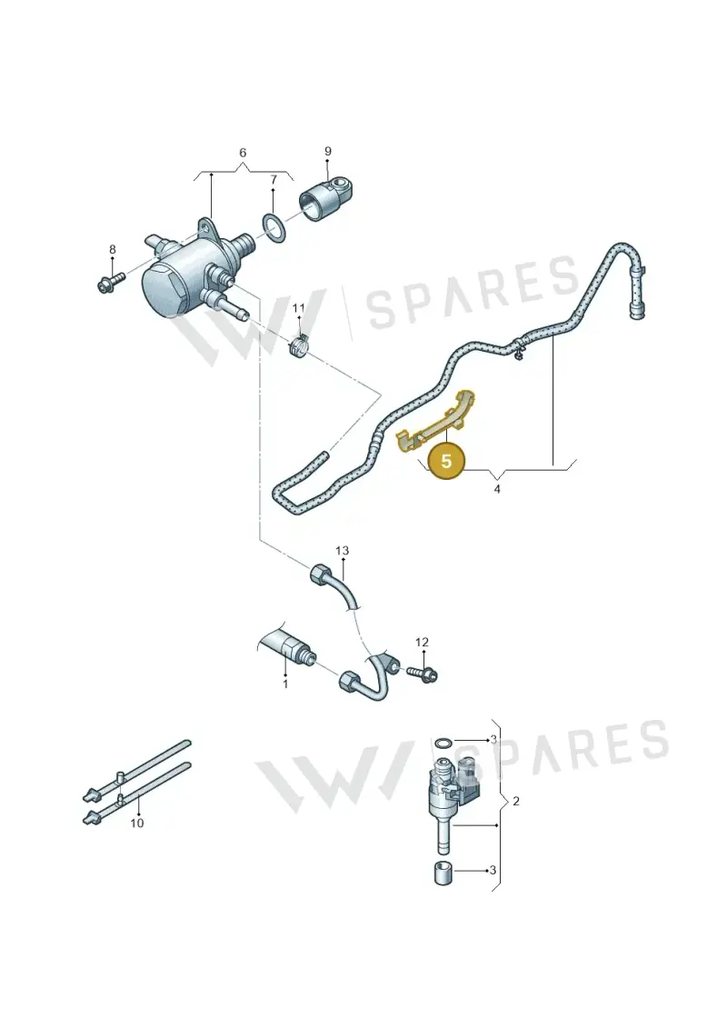 03C133248E — SEAT Alhambra Stylance (2010-2013) diagram 689133500, position 5