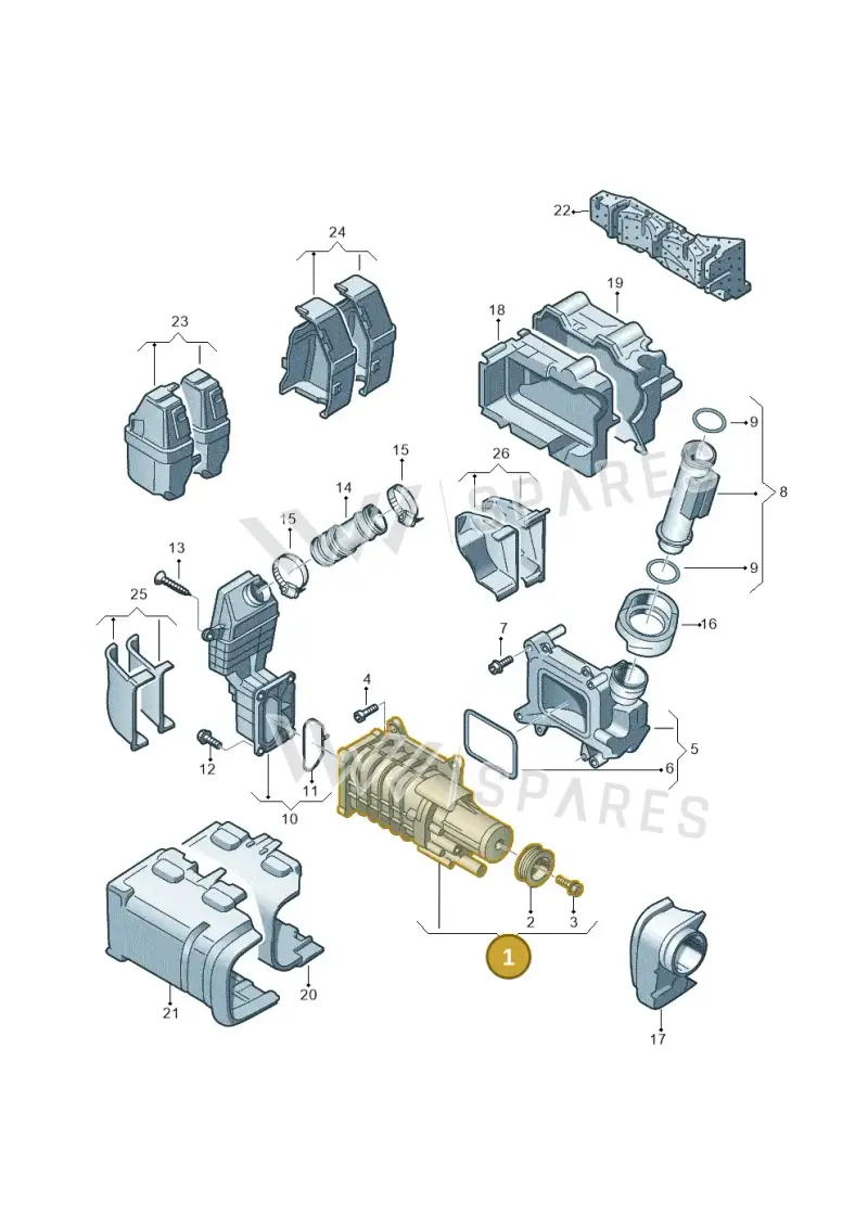 03C145601EX — Volkswagen Beetle (2016-2019) diagram 634145520, position 1