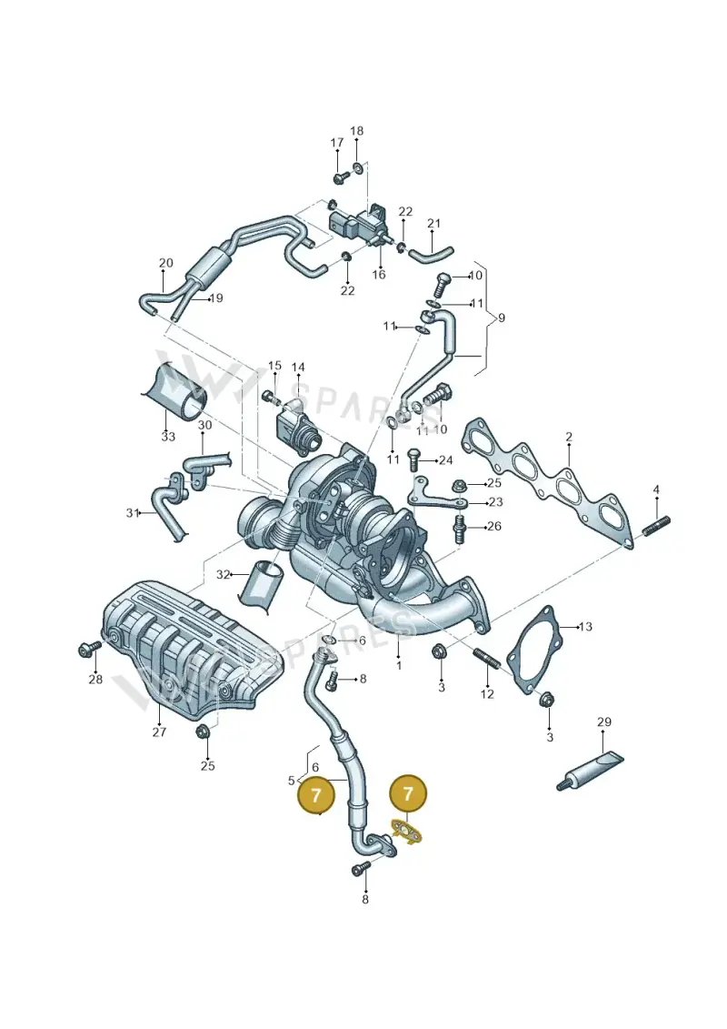 03C145757A — Volkswagen Beetle (2016-2019) diagram 789145510, position 7