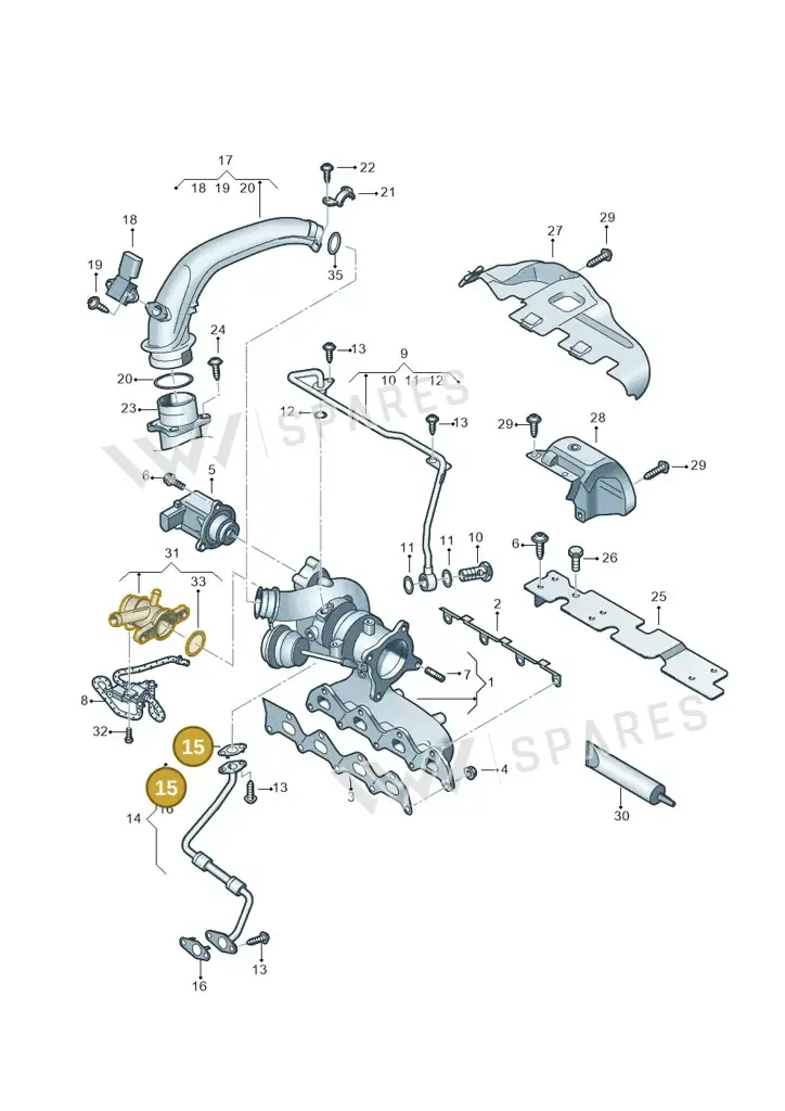 03C145757D — Volkswagen Jetta 1.6 (2014-2018) diagram 625145530, position 15