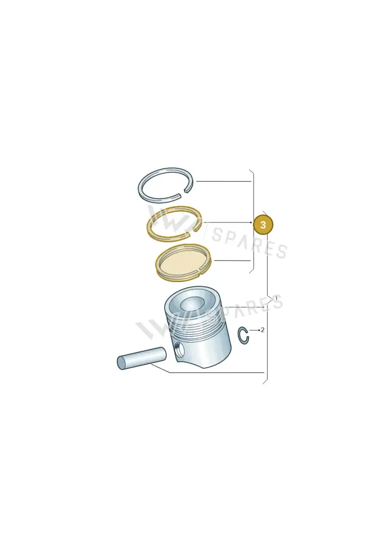 03C198151A — Volkswagen Jetta 1.6 (2014-2018) diagram 694107100, position 3