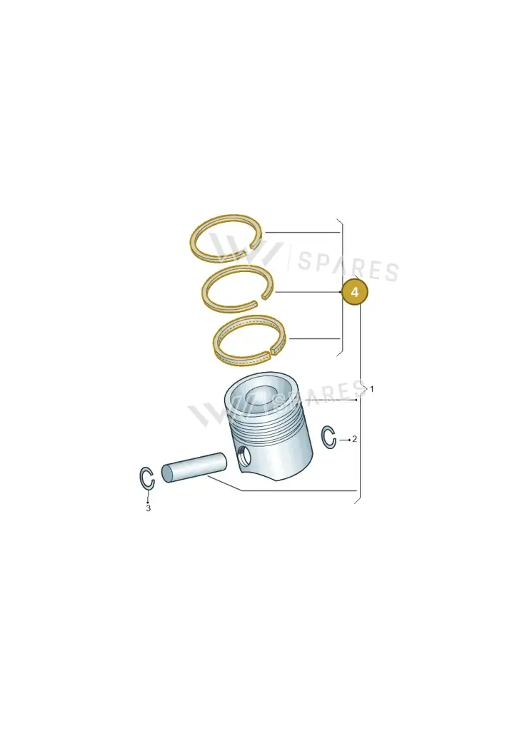 03C198151Q — Volkswagen Polo (2012-2014) diagram 829107300, position 4