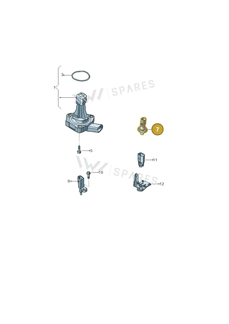 03C919081 — Volkswagen Jetta 1.6 (2014-2018) diagram 692919400, position 7