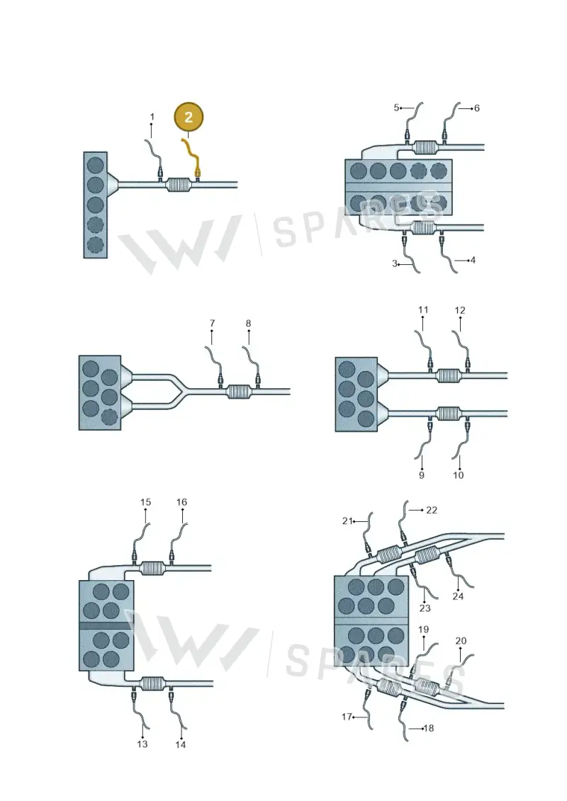 03D906265A — Volkswagen Polo (2008-2009) diagram 274906100, position 2