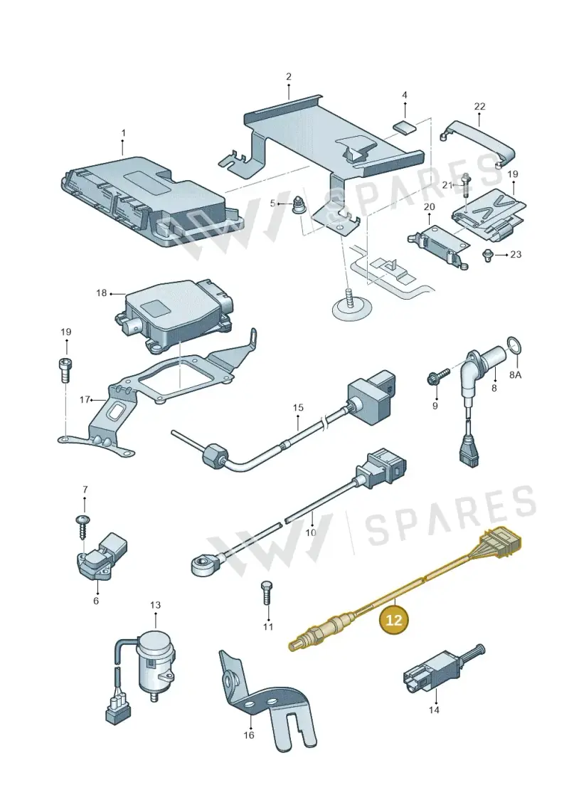 03D906265C — Volkswagen FOX                  M.05> (2005-) diagram 253906000, position 12