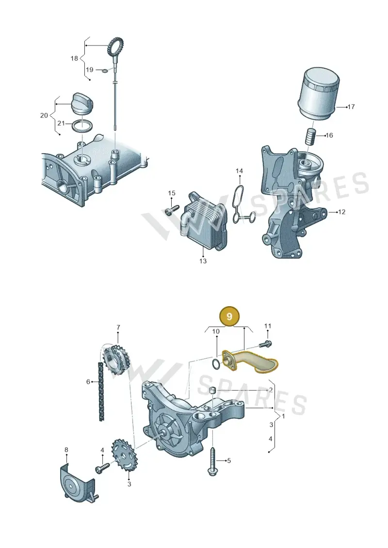 03F115251A — Skoda Rapid (2012-2022) diagram 649115010, position 9